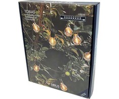 „Sirius Home 69510“, 10 lempų, LED, Lauko, Juoda, Permatoma, 4,5 m, 1 vnt.