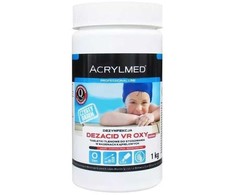 Acrylmed DEZACID VR OXY tabletės vandens dezinfekcijai deguonimi 20 g 1kg
