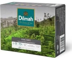 Actis DILMAH Earl pilkas arbata be pakabos, pakuotėje 100 vnt