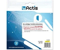 Actis Rašalo Kasetė - Canon CLI-571Y Geltona, 12 ml