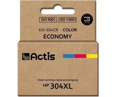 Rašalo kasetė - Actis KH-304CR Suderinama su HP 304XL Premium Spalvota
