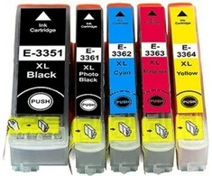 Rašalo Kasetė - Activejet AE-33MNX, Pakaitinis Epson 33XL T3363, Raudonos Spalvos, 12 ml