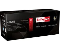 Toneris - Activejet ATH-36N Suderinamas su HP 36A / Canon CRG-713 Juodas