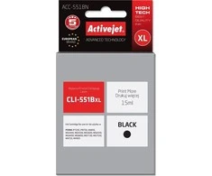 Rašalo Kasetė - Activejet ACC-551BN, 15 ml Juoda