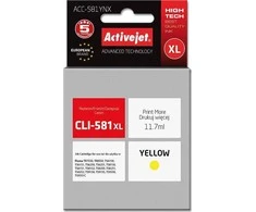 Rašalo Kasetė - Activejet ACC-581YNX 11,7 ml Didelės Talpos Geltona