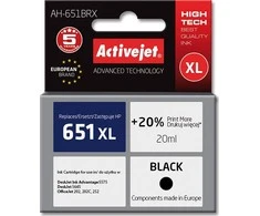 Spausdintuvo Rašalas - Activejet AH-651BRX, 20 ml, Juodas