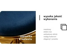 Activeshop Baro kėdė 4RICO ROMAN VELVET SEABLUE
