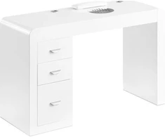Activeshop Manikiūro stalas su dulkių surinkėju IDEAL COSMETIC DESK Baltas