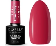 Activeshop Hibridinis nagų lakas Claresa Love Story 7, 5 g