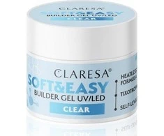 Activeshop Nagų priauginimo gelis Claresa Soft &amp; Easy Builder Gel, Clear, 90 g