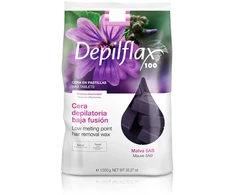 Activeshop Elastingas depiliacijos vaškas su žema lydymosi temperatūra Depilflax 100 Malva 5AB 1000 g