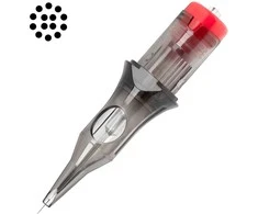 Activeshop Tatuiruočių kartridžai El Cartel V2 – 0,35 14RL Long Taper, 10 vnt.
