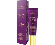 Activeshop Drėkinamoji ir regeneruojanti lūpų kaukė Farmona Lip Glow Mask 12 ml