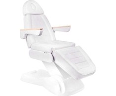 Activeshop Kosmetologinis krėslas PRESTIGE LUX ELECTRIC 3 MOTOR Baltas