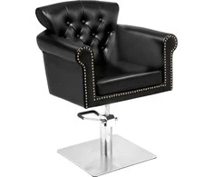 Activeshop Kirpyklos kėdė GABBIANO PROFESSIONAL HAIRDRESSING CHAIR BERLIN VERSAILE Juodas
