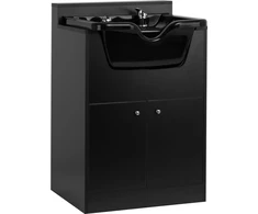 Activeshop Kirpyklos plautuvė su spintele GABBIANO BB06 Juodas