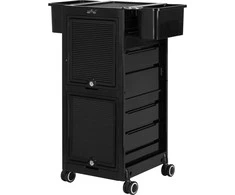 Activeshop Kirpėjo vežimėlis GABBIANO HAIRDRESSER HELPER 68C Juodas
