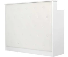 Activeshop Registratūros stalas GABBIANO RECEPTION DESK DIAMOND Baltas