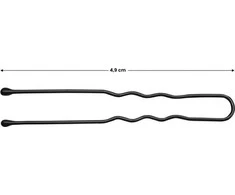 Activeshop Plaukų suktukai E-63 150 vnt. 4,9 cm juodos spalvos