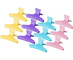 Spalvoti plaukų segtukai Activeshop E-47, 8,2 cm, 12 vnt.