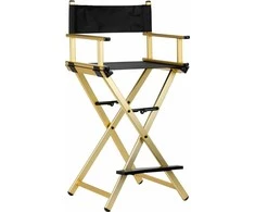 Activeshop Makiažo kėdė MAKE-UP CHAIR ALU GOLD