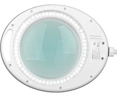 Activeshop Kosmetologinė LED lempa su lupa ELEGANTE 60LED 5D 8W Baltas