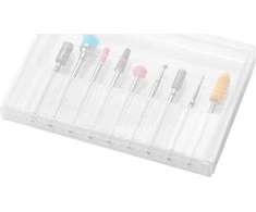 Activeshop Frezos antgalių rinkinys Exo Professional MIX odelių apdirbimui, 9 vnt.