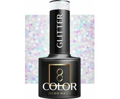 Activeshop Hibridinis nagų lakas Ocho Nails Glitter G01, 5 g