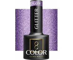 Activeshop Hibridinis nagų lakas Ocho Nails Glitter, G09, 5 g