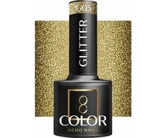 Activeshop Hibridinis nagų lakas Ocho Nails Glitter G05, 5 g