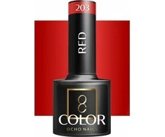 Activeshop Hibridinis nagų lakas Ocho Nails Raudona, raudonas 203, 5 g
