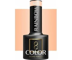 Activeshop Hibridinis nagų lakas Ocho Nails Color Rainbow, R02 oranžinė, 5 g