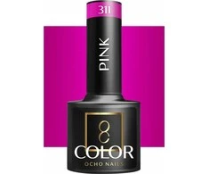 Activeshop Rožinė Hibridinis nagų lakas Ocho Nails Color Rožinė, 311 violetinė, 5 g