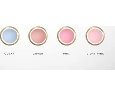 Activeshop Rožinė Nagų priauginimo gelis Ocho Nails Light Rožinė, rožinis, 30 g