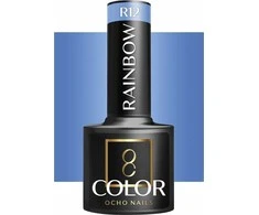 Activeshop Hibridinis nagų lakas Ocho Nails Rainbow, R12 mėlyna, 5 g