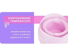 Activeshop Vaško šildytuvas iWax Flower 450ml 40W Rose