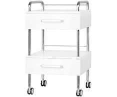 Activeshop Kosmetologinis vežimėlis 6051 Baltas