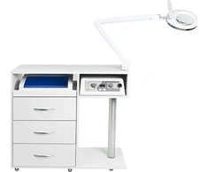 Activeshop Kosmetologinis stalas Mini Compact Baltas