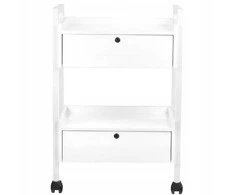 Activeshop Kosmetologinis vežimėlis GIOVANNI 1019 Baltas