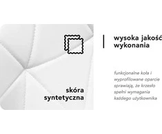 Activeshop Kosmetologinė meistro kėdutė QS-06B Baltas