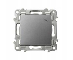 Ospel ŁP-3Z/m/70 SZAFIR laiptų jungiklis, matinės pilkos spalvos ŁP-3Z/m/70