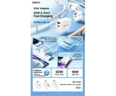 REMAX 20W greitasis įkroviklis RP-U120, USB, Type-C