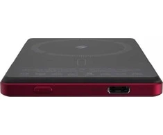 Belaidė magnetinė išorinė baterija „Adam Elements Gravity C5“, 5000 mAh, raudona