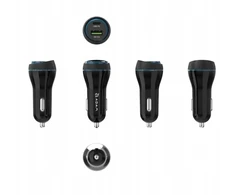 Adam Elements Omnia C1+ – 45 W USB-C/USB-A automobilinis įkroviklis, juodas – saugumo garantija. Paprasti mokėjimai.