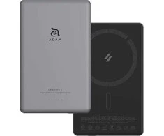 Powerbank Adam Elements Adam Elements Gravity C5 - magnetinis belaidis maitinimo blokas 5000 mAh pilka