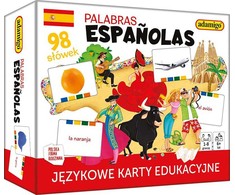 Adamigo Palabras Aspanolas językowe karty edukacyjne 08032