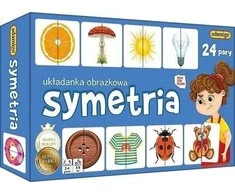 SIMETRIJOS žaidimas - ADAMIGO 7608 paveikslėlių dėlionė