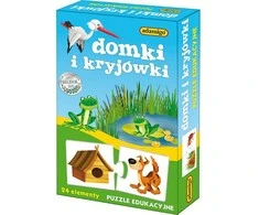 Dėlionė Adamigo Mokomieji galvosūkių namai ir slėptuvės (6670)