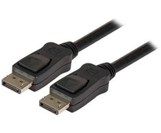 Efb Elektronik Adaptec EFB DisplayPort Anschlusskabel 4K60HZ juodas 1m DisplayPort 20-poliger Stecker auf 20-poliger Stecker vergoldete Kontakte
