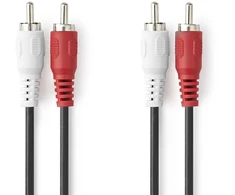 Adaptec Nedis Kabelis 2xRCA - 2xRCA kištukai 2.0m